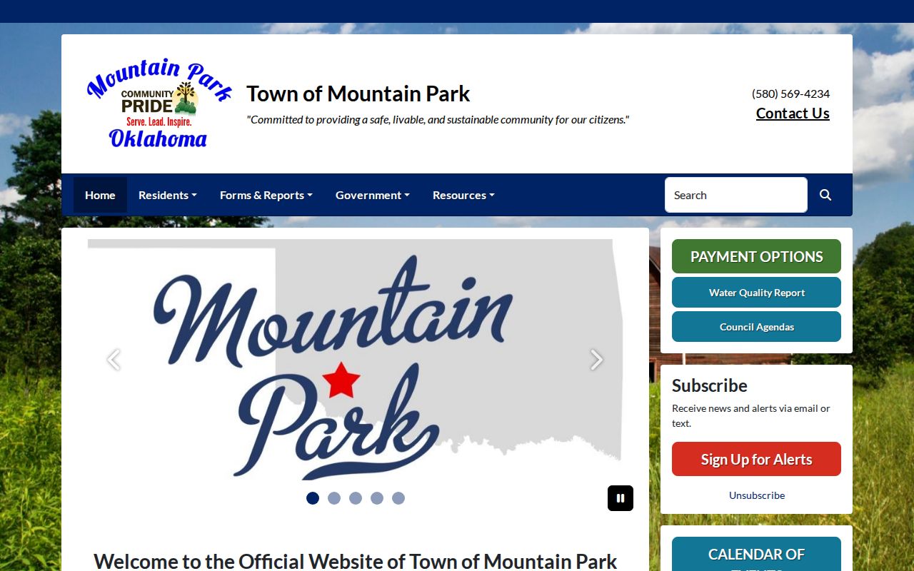 Kiowa County Mountain Park warrant records and official municipal court source