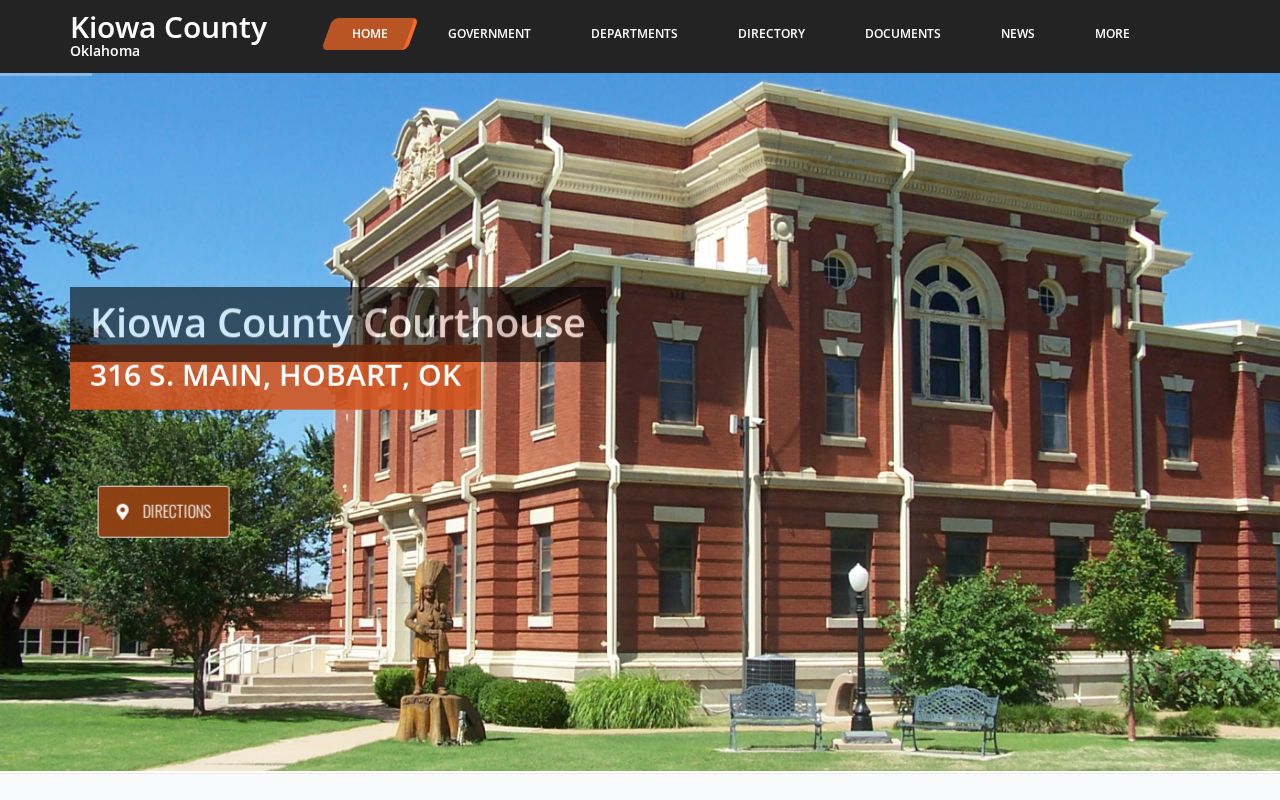 Kiowa County warrant records official county office source